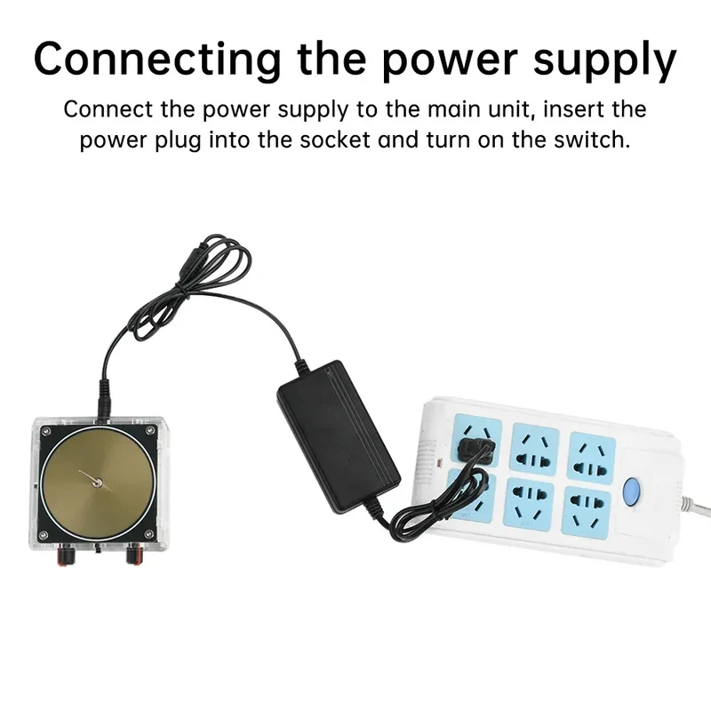 AC110-220V Input Dual Mode Music Tesla Coil Palm Tesla Coil High Frequency Voltage Pulse arc Generator Artificial Lightning