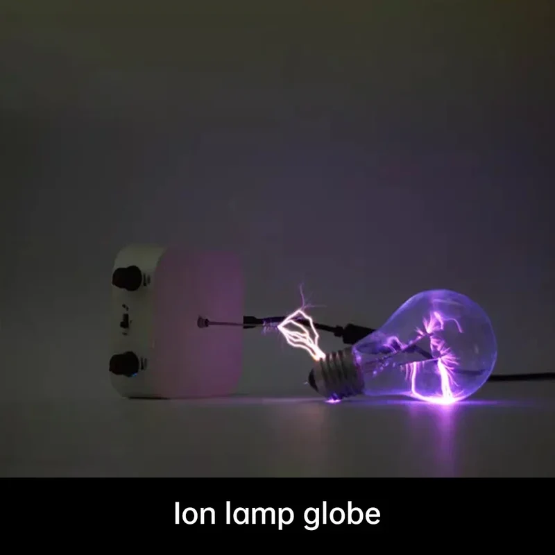 AC110-220V Input Dual Mode Music Tesla Coil Palm Tesla Coil High Frequency Voltage Pulse arc Generator Artificial Lightning