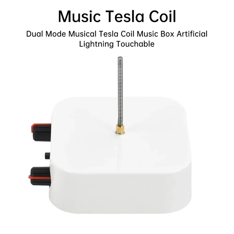 AC110-220V Input Dual Mode Music Tesla Coil Palm Tesla Coil High Frequency Voltage Pulse arc Generator Artificial Lightning