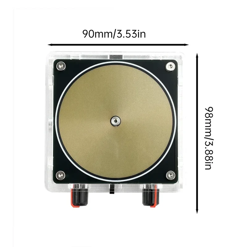 AC110-220V Input Dual Mode Music Tesla Coil Palm Tesla Coil High Frequency Voltage Pulse arc Generator Artificial Lightning