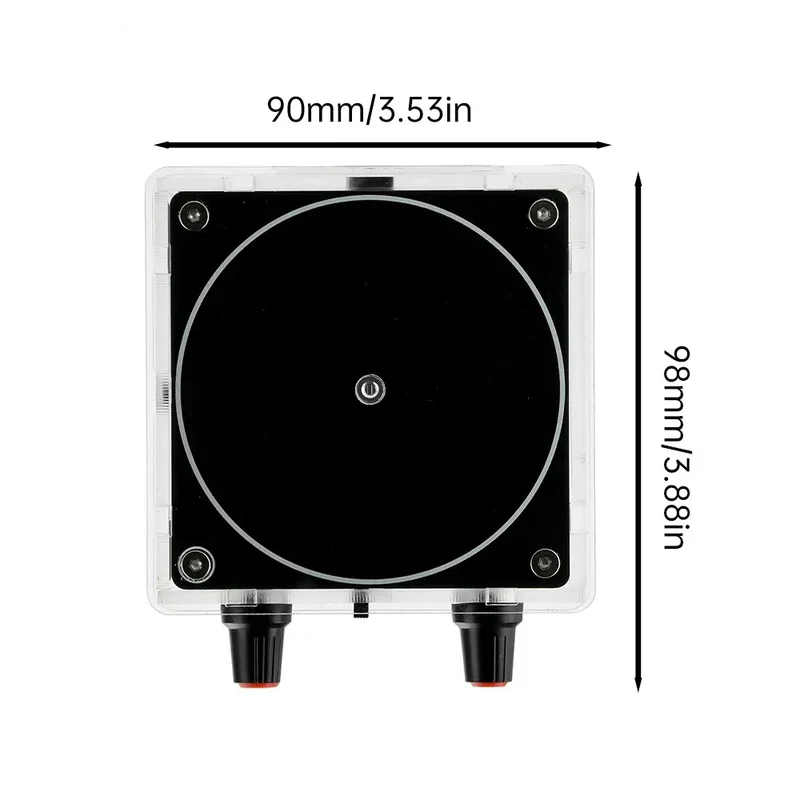AC110-220V Input Dual Mode Music Tesla Coil Palm Tesla Coil High Frequency Voltage Pulse arc Generator Artificial Lightning