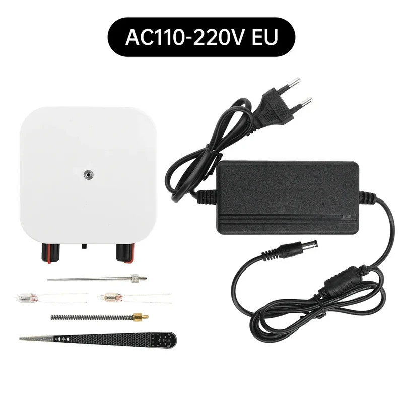AC110-220V Input Dual Mode Music Tesla Coil Palm Tesla Coil High Frequency Voltage Pulse arc Generator Artificial Lightning