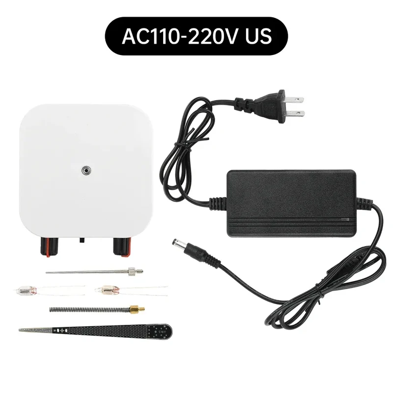 AC110-220V Input Dual Mode Music Tesla Coil Palm Tesla Coil High Frequency Voltage Pulse arc Generator Artificial Lightning
