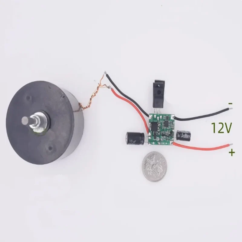 Taidacent 4W Micro-Power 12V Toy Music Tesla Coil Generator Kit Arc Pulse Booster Coil High Voltage Air Discharge Boost Module