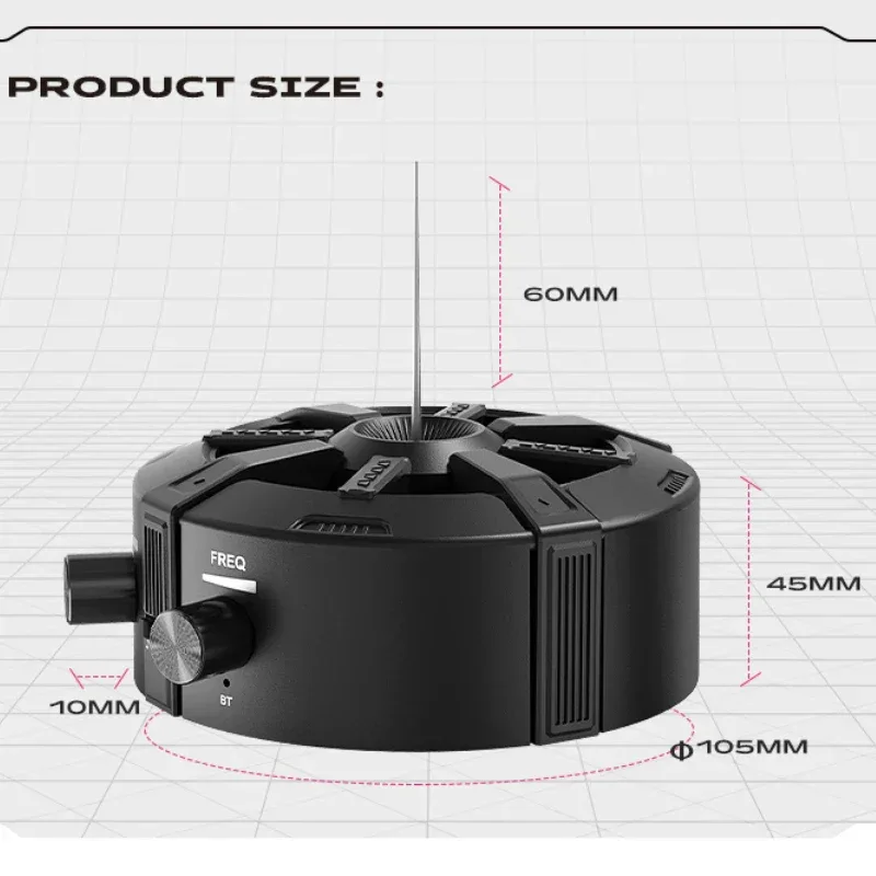 Tesla Coil Arc Music Box - Wide Voltage 110-240V, Bluetooth 5.3 Wireless+SD Card Lightning Purple Visual Arrangement.