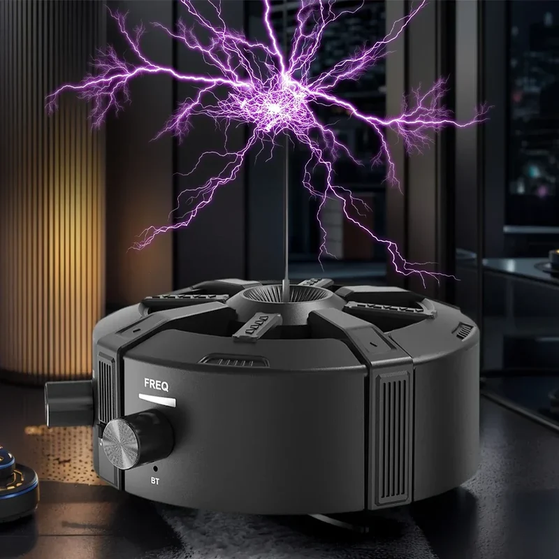 New Tesla Coil Music Touchable Spark Musical Tesla Coil Lighting Student Science Experiment Tools Wireless Bluetooth Speaker