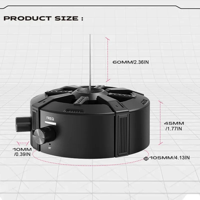New Tesla Coil Music Touchable Spark Musical Tesla Coil Lighting Student Science Experiment Tools Wireless Bluetooth Speaker