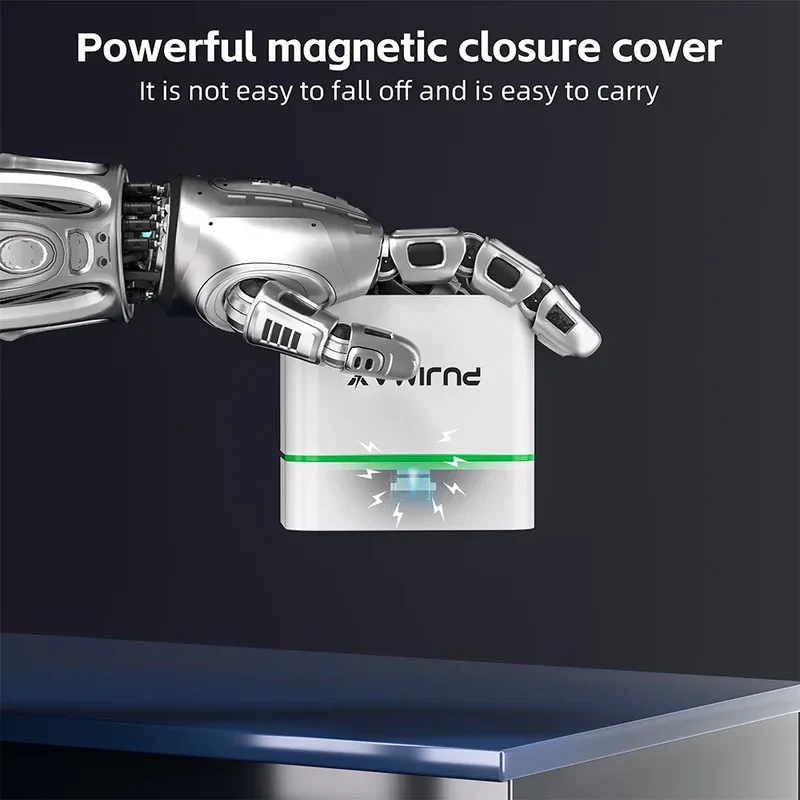 PUJIMAX 1.2V AA + AAA Ni-MH/Ni-Cd 8 Slots Combo Charging Compartment Smart Flip Top Charger Can Charge 4pcs AA+4pcs AA Batteries