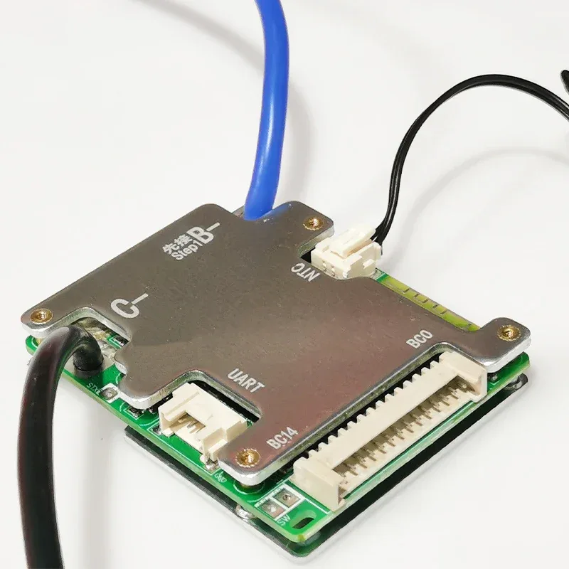 JBD Smart BMS 7S 8S 9S 10S 11S 12S 13S 14S 24V 36V 48V Built-in BT 20A 30A BMS Lifepo4 Li-ion Passive Balance Uart for E-bike