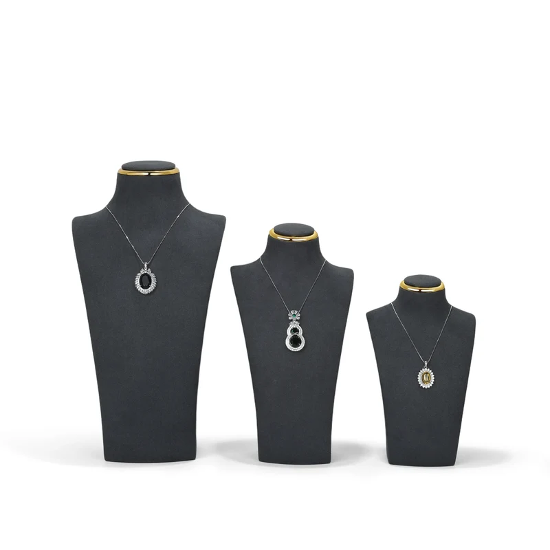 Jewelry Display Stand Jewellery Mannequin Jewelry Stand Set Jewelry Display Velvet Necklace Holder Jewellery Display Necklace