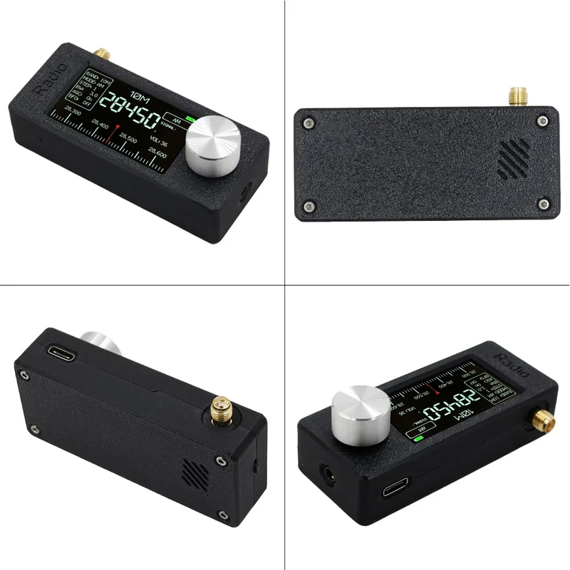 SI4732 0.5-108mhz Portable Radio 1.9inch IPS Screen Pocket Mini Radio LSB USB AM FM FM/AM Radio HF SW MW VHF Radio
