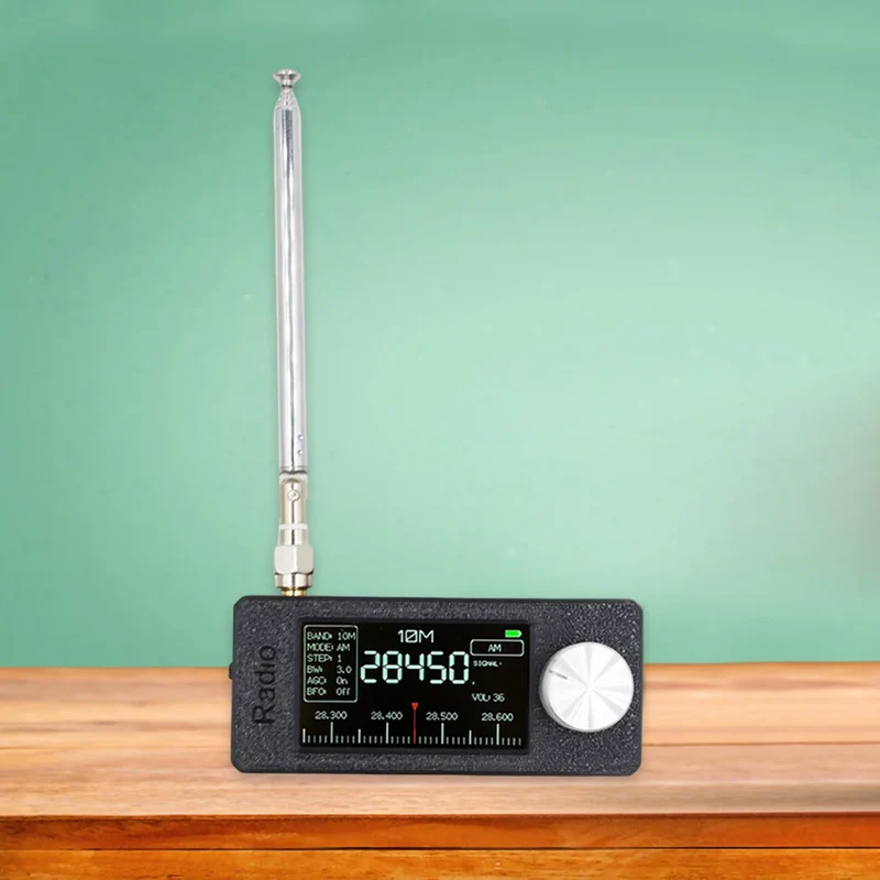 SI4732 0.5-108mhz Portable Radio 1.9inch IPS Screen Pocket Mini Radio LSB USB AM FM FM/AM Radio HF SW MW VHF Radio