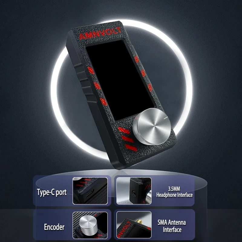 ATS MINI SI4732 Full Band DSP Radio, Pocket Receiver FM AM MW SW SSB, with Headphone Amplifier Hi-Z with Antenna