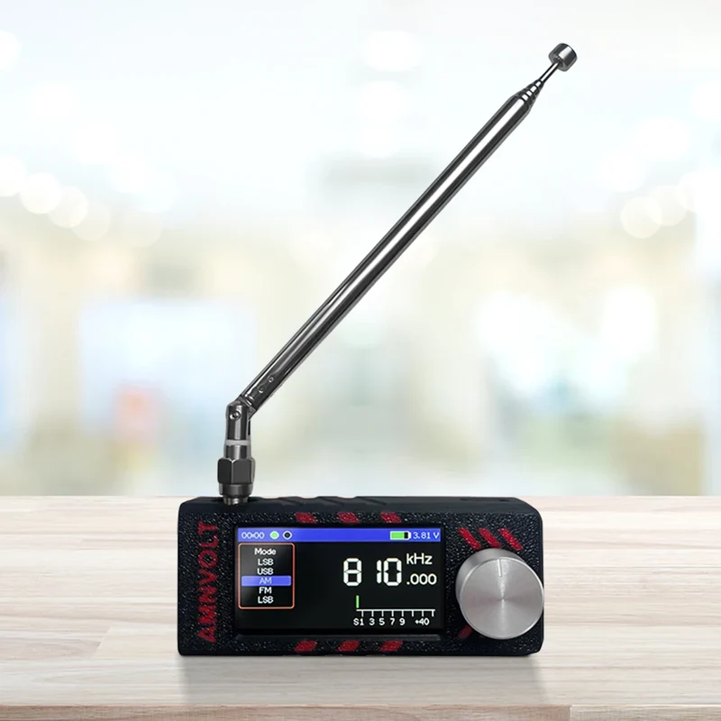 ATS MINI SI4732 Full Band DSP Radio, Pocket Receiver FM AM MW SW SSB, with Headphone Amplifier Hi-Z with Antenna