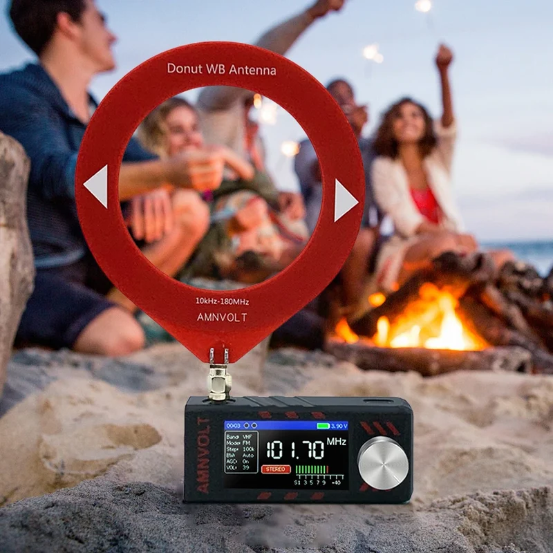 ATS MINI SI4732 Full Band DSP Radio, Pocket Receiver FM AM MW SW SSB, with Headphone Amplifier Hi-Z with Antenna