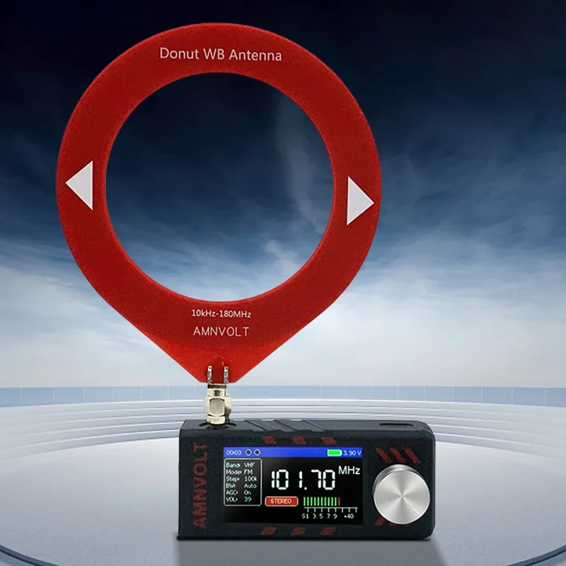 ATS MINI SI4732 Full Band DSP Radio, Pocket Receiver FM AM MW SW SSB, with Headphone Amplifier Hi-Z with Antenna