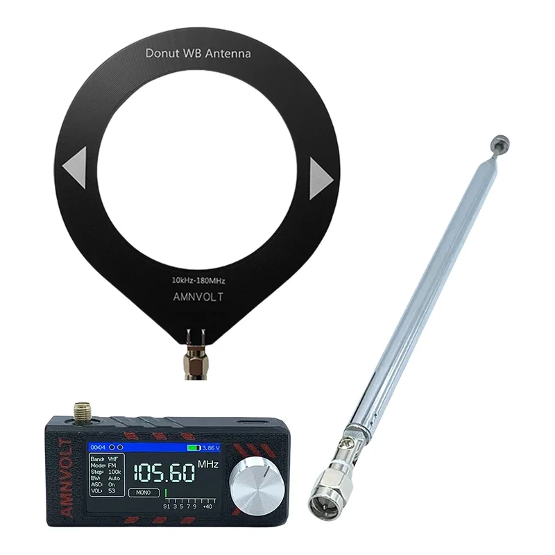 ATS MINI SI4732 Full Band DSP Radio, Pocket Receiver FM AM MW SW SSB, with Headphone Amplifier Hi-Z with Antenna