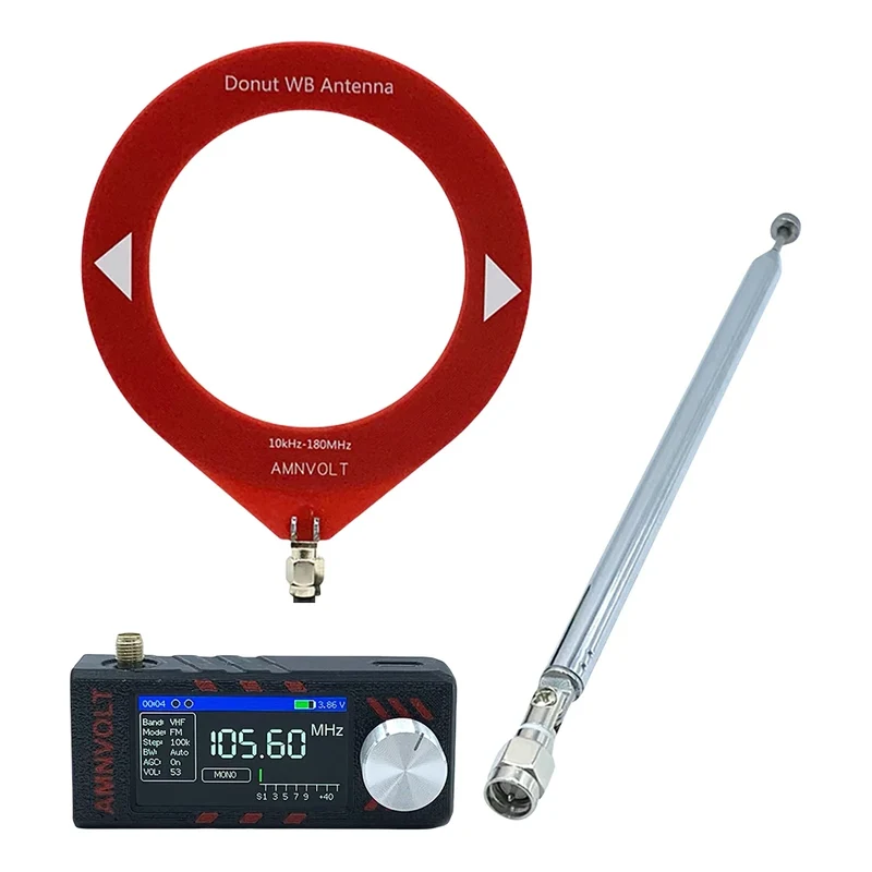 ATS MINI SI4732 Full Band DSP Radio, Pocket Receiver FM AM MW SW SSB, with Headphone Amplifier Hi-Z with Antenna