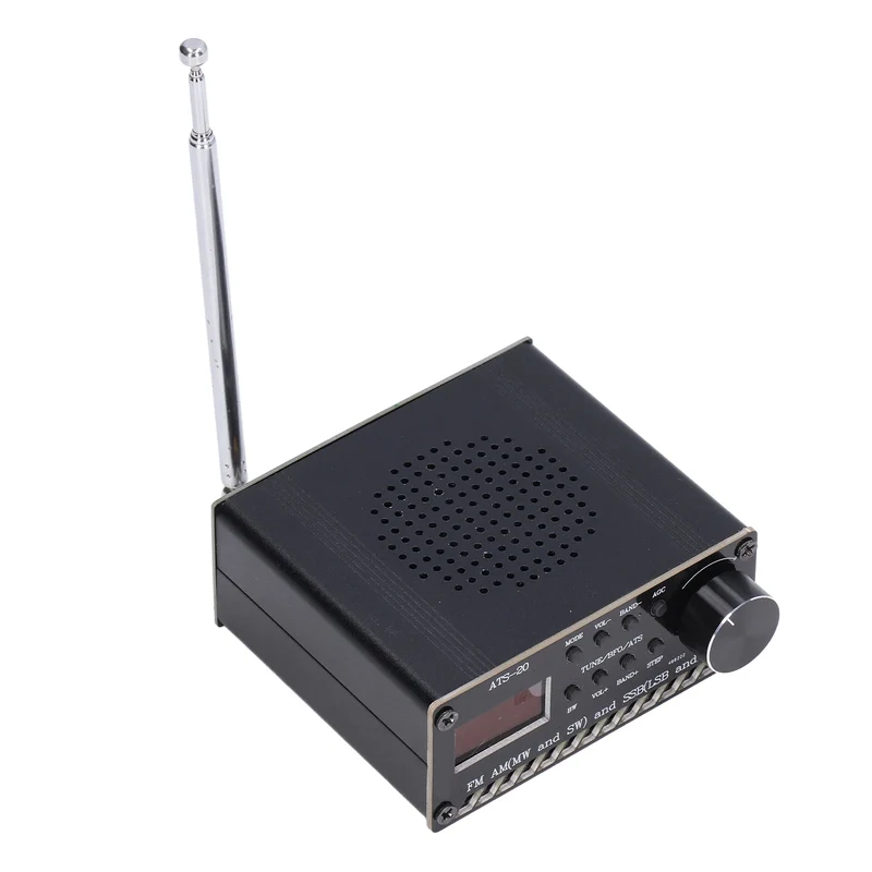 ATS-20 Radio Full Band Receiver DSP FM AM SSB Si4732 Portable Rechargeable with Antenna
