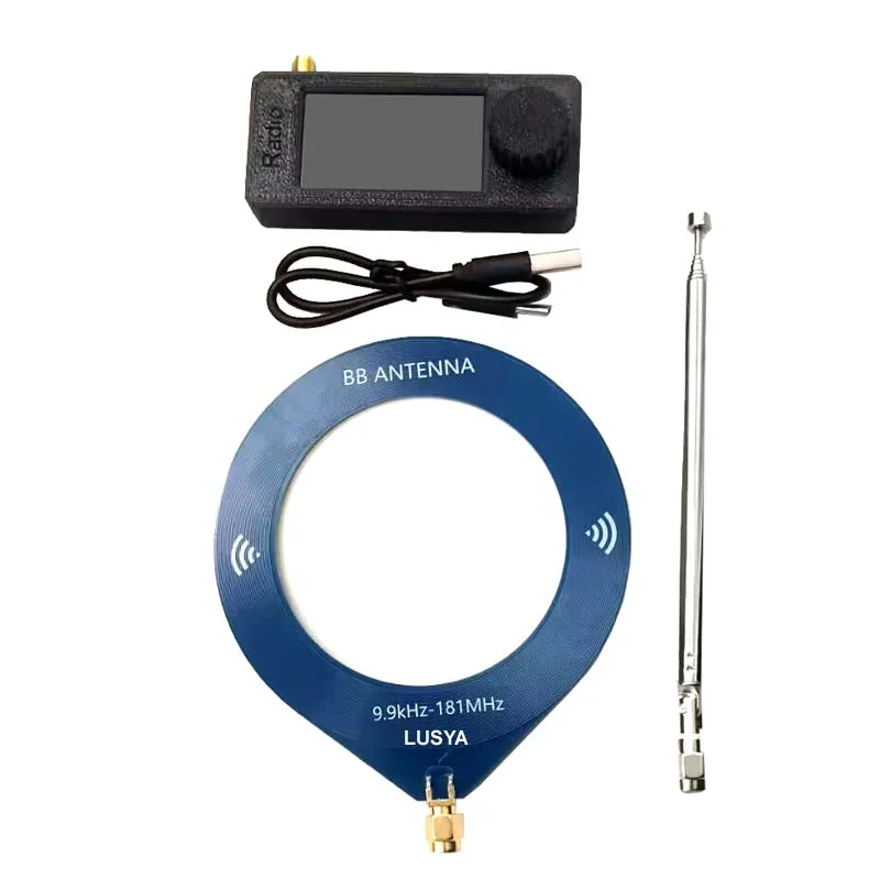 SI4732 V3 Mini Pocket 0.5-108mhz SSB AM FM HF SW MW Display All Band Receiver Radio With 2 Antenna Built-In Speaker