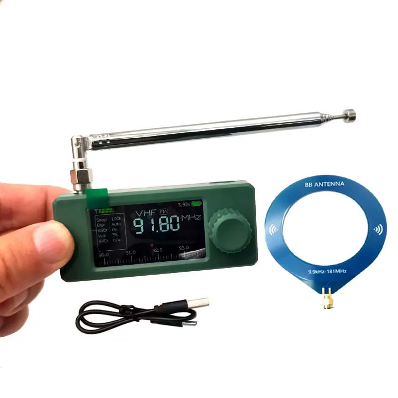 New SI4732 Mini Pocket 0.5-108mhz SSB AM FM SW MW All Band Receiver Radio In Colorful Shell