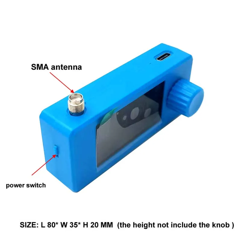 New SI4732 Mini Pocket 0.5-108mhz SSB AM FM SW MW All Band Receiver Radio In Colorful Shell