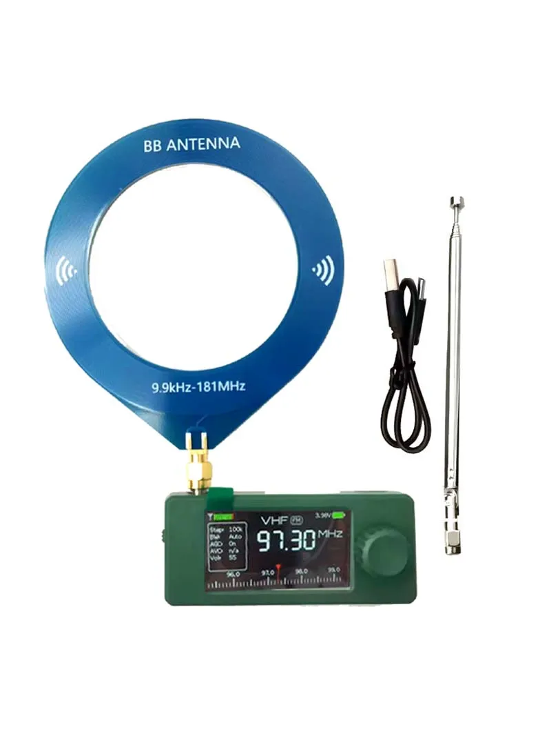 New SI4732 Mini Pocket 0.5-108mhz SSB AM FM SW MW All Band Receiver Radio In Colorful Shell