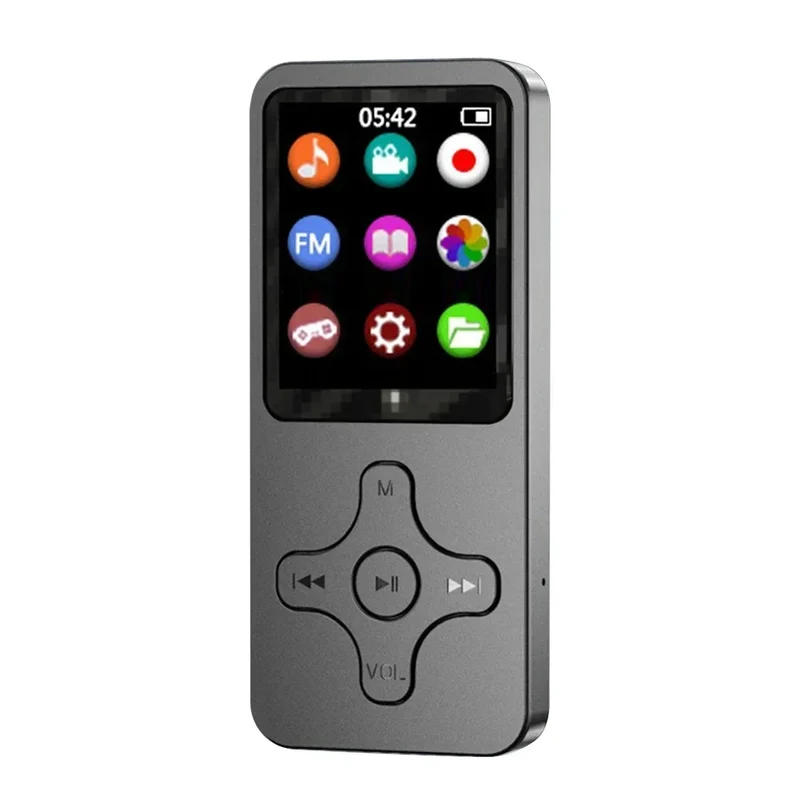 Portable Walkman Mini MP3 Player Bluetooth-compatible Speaker 8/16/32/64/128GB HiFi Music Speaker with FM Radio Recording E-book
