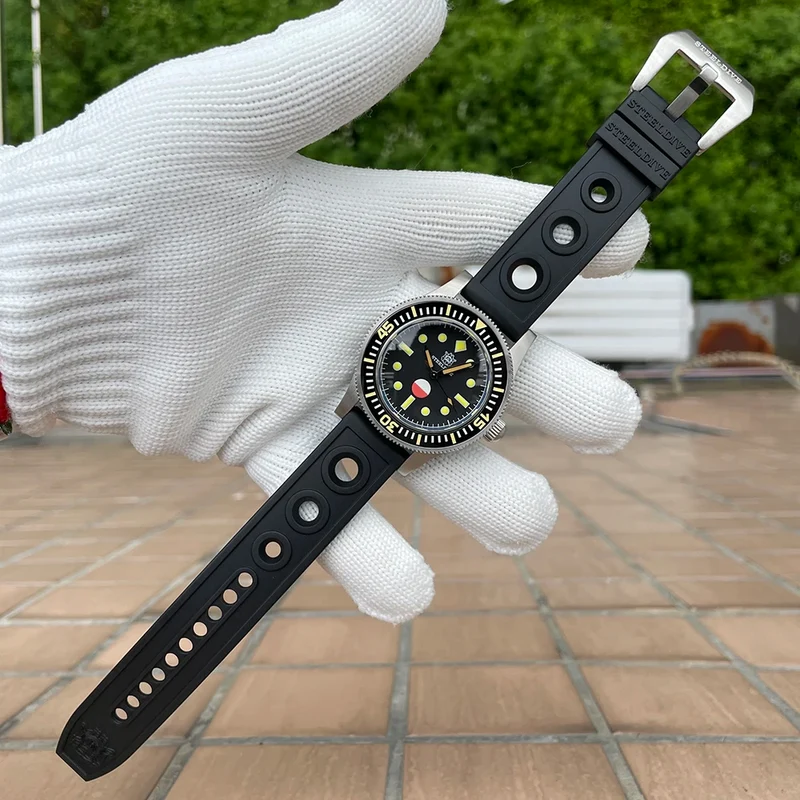New Arrival! SD1952T 300m Waterproof Steeldive Brand Sapphire Watch Glass Luxury Automatic Mechanical Diving Watch Men
