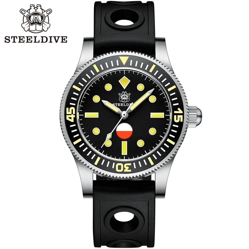 New Arrival! SD1952T 300m Waterproof Steeldive Brand Sapphire Watch Glass Luxury Automatic Mechanical Diving Watch Men