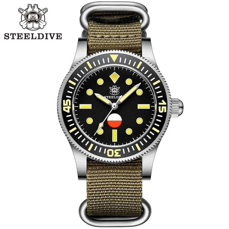 New Arrival! SD1952T 300m Waterproof Steeldive Brand Sapphire Watch Glass Luxury Automatic Mechanical Diving Watch Men