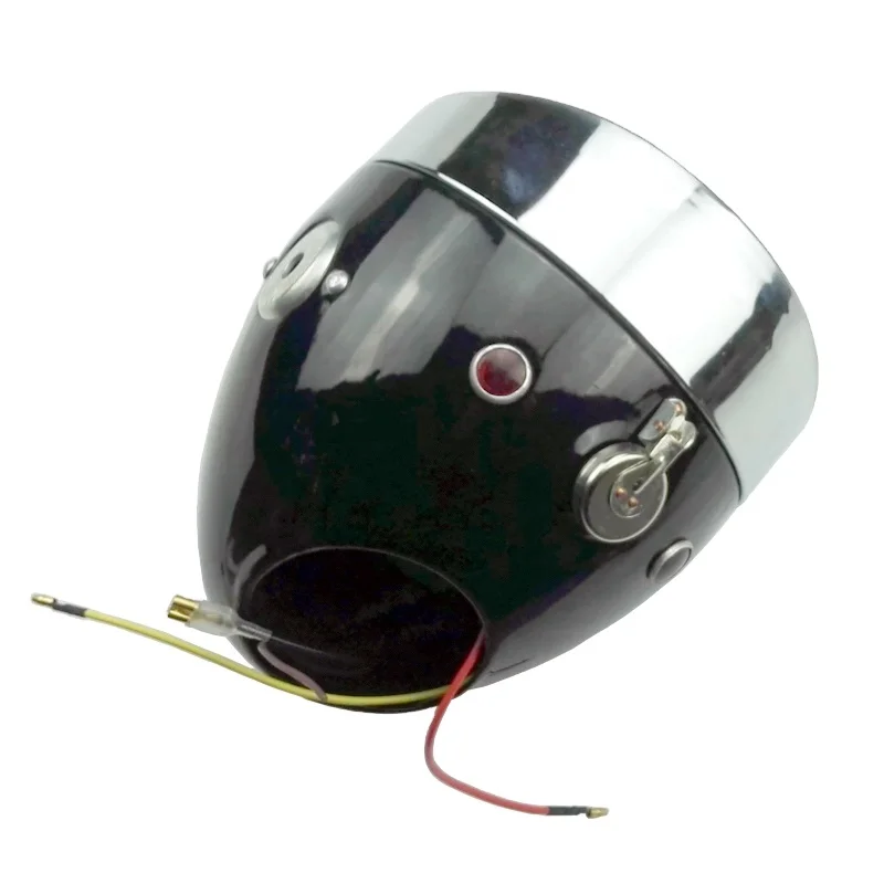Original Black CJK750 Motorcycle Headlight Ural Moto M72 Headlamp for CJ-K750 R1 R71 M72 MW750