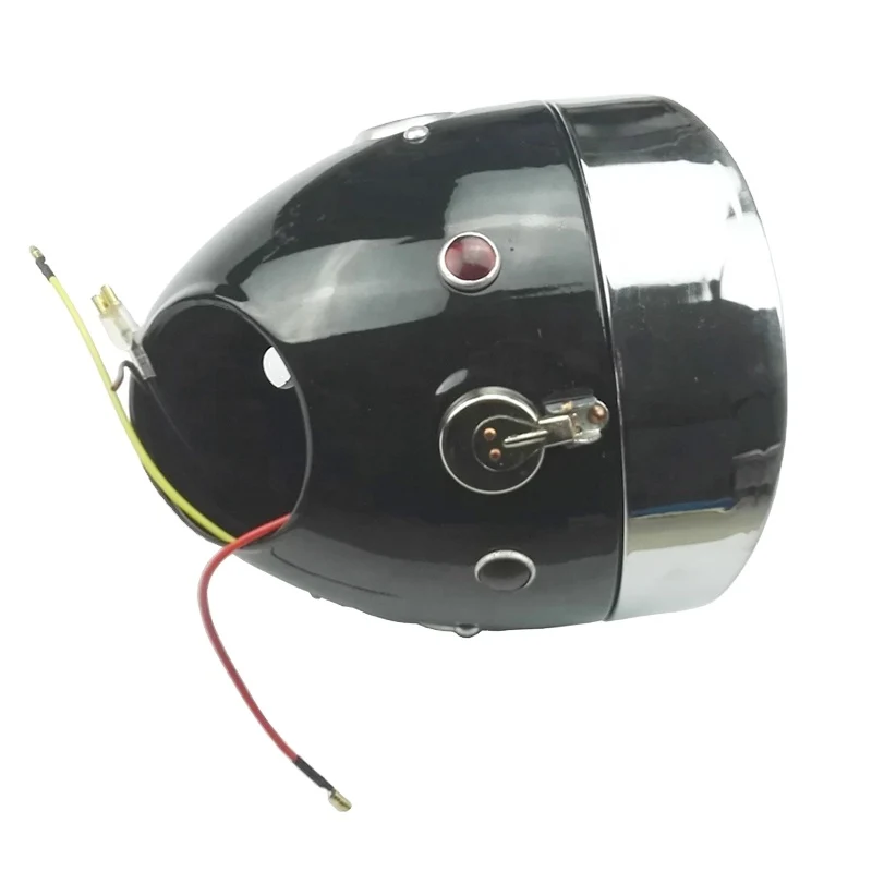Original Black CJK750 Motorcycle Headlight Ural Moto M72 Headlamp for CJ-K750 R1 R71 M72 MW750