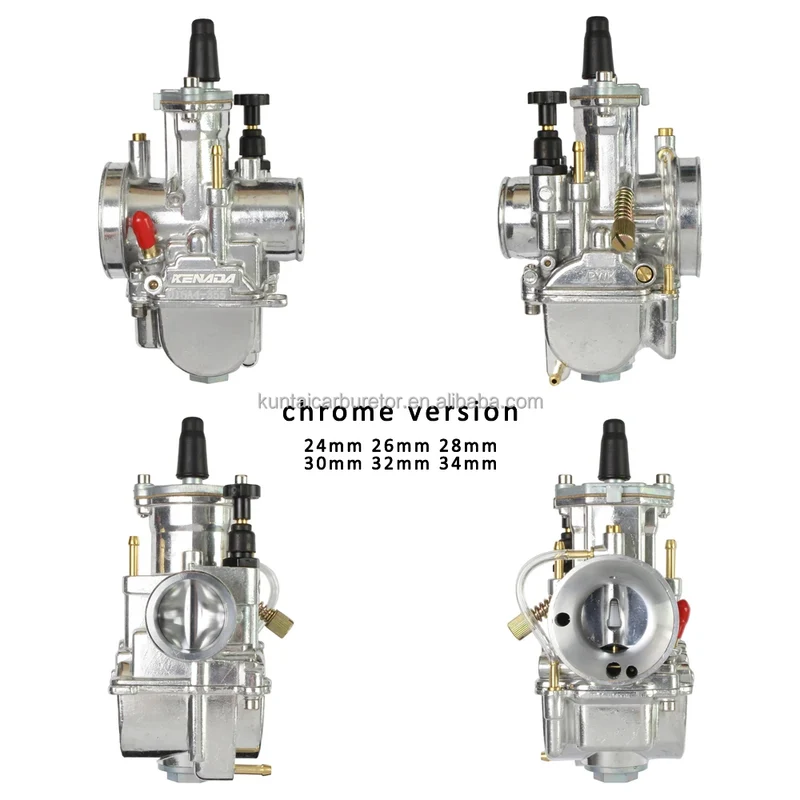 Motorcycle Pwk Carburetor for Suzuki Yamaha Kawasaki Atv Moto 21 24 26 28 30 32 34mm With Power Jet Carburador