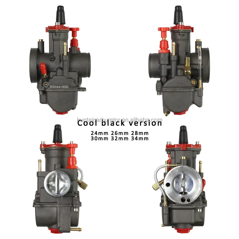 Motorcycle Pwk Carburetor for Suzuki Yamaha Kawasaki Atv Moto 21 24 26 28 30 32 34mm With Power Jet Carburador