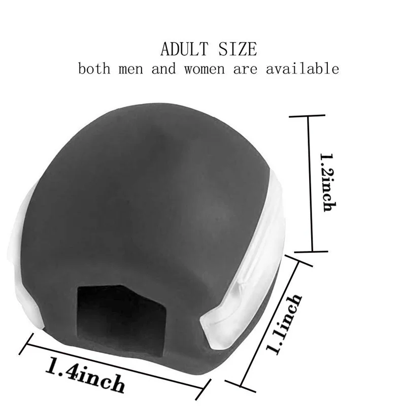 Jawline Exerciser Jaw Muscle Toner Training Fitness Ball Anti-aging Food-grade Silica Face Chin Cheek Lifting Slimming