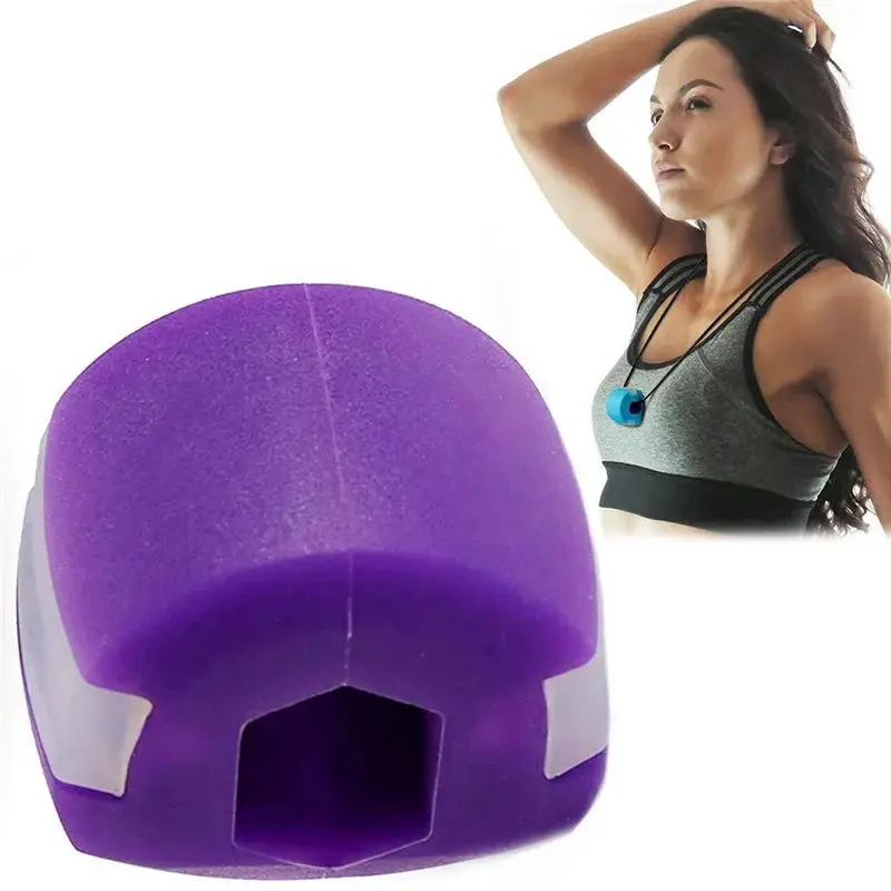 Jawline Exerciser Jaw Muscle Toner Training Fitness Ball Anti-aging Food-grade Silica Face Chin Cheek Lifting Slimming
