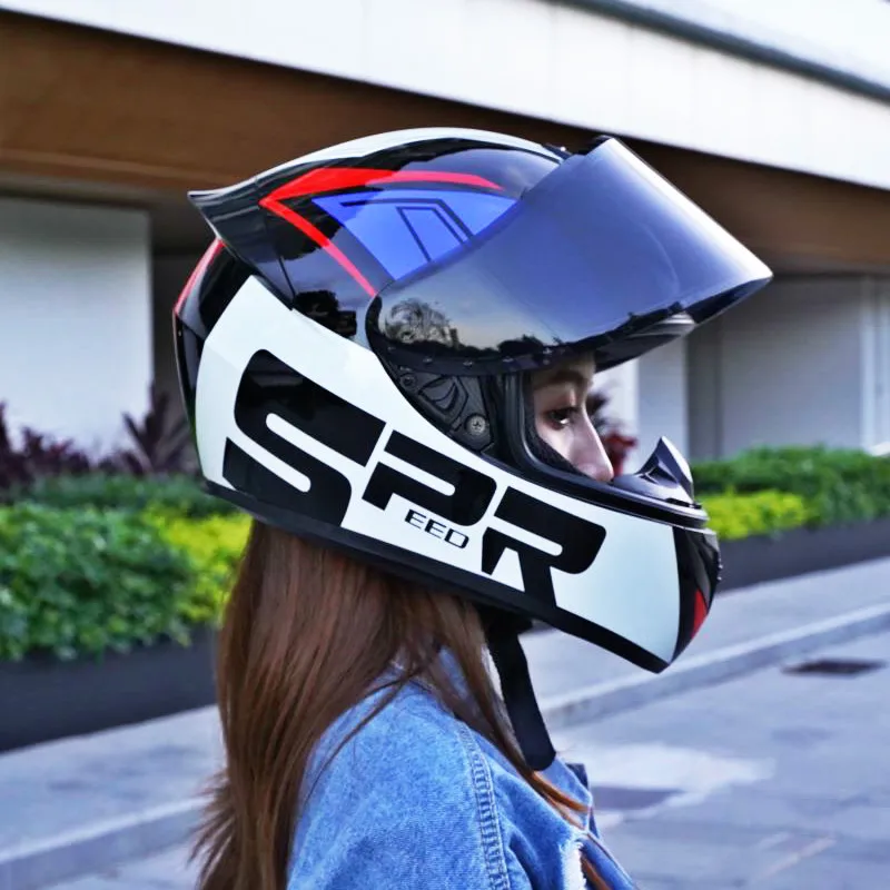 Brand New Motorcycle Helmets Detachable Inner Motocross Racing Modular Dual Lens Motocross Moto Helmet Full Face Helmet