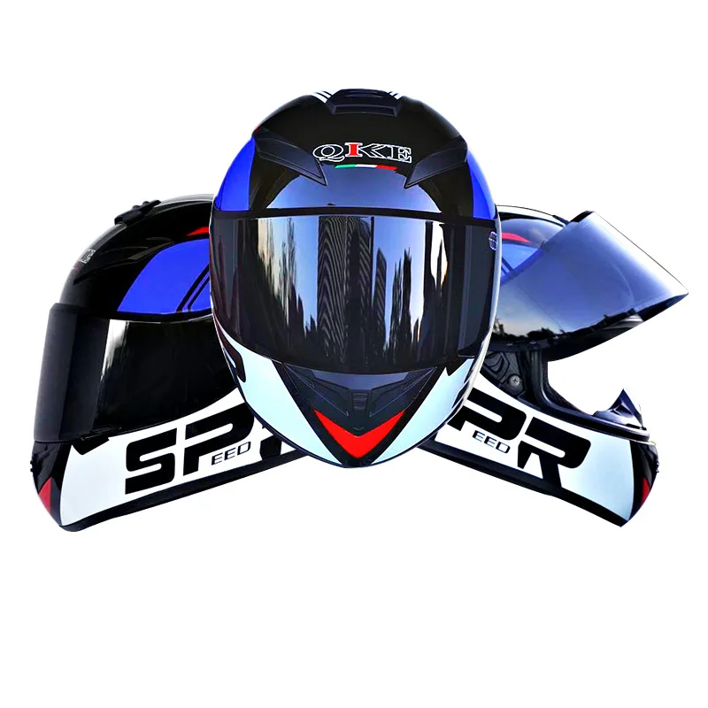 Brand New Motorcycle Helmets Detachable Inner Motocross Racing Modular Dual Lens Motocross Moto Helmet Full Face Helmet