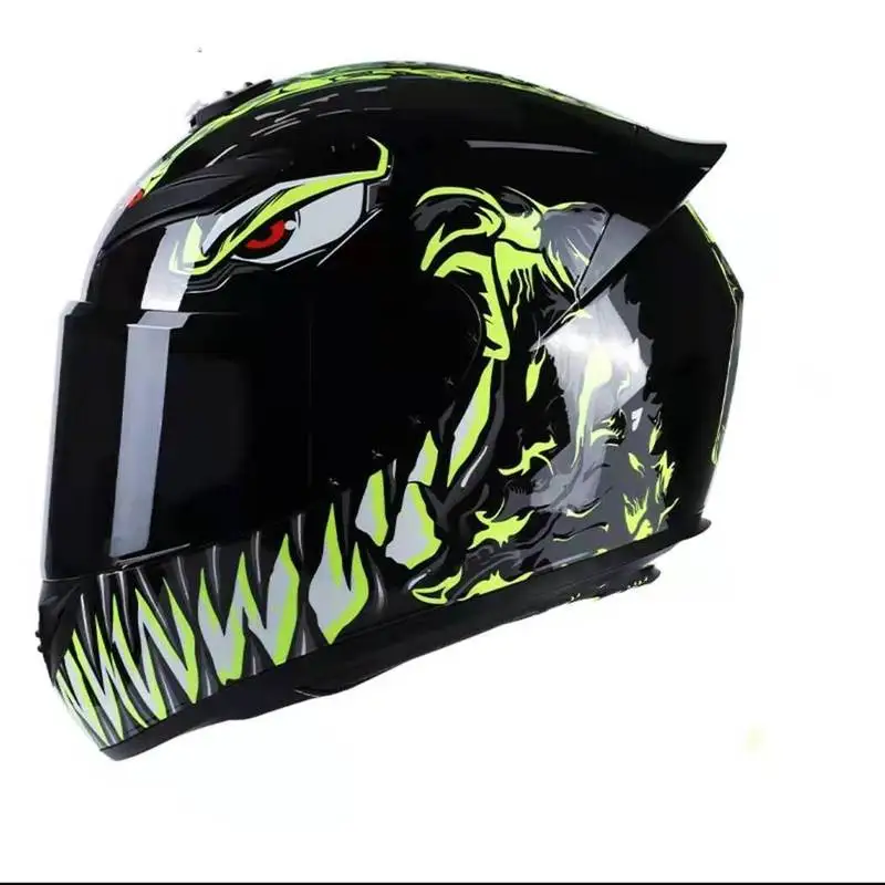 Brand New Motorcycle Helmets Detachable Inner Motocross Racing Modular Dual Lens Motocross Moto Helmet Full Face Helmet