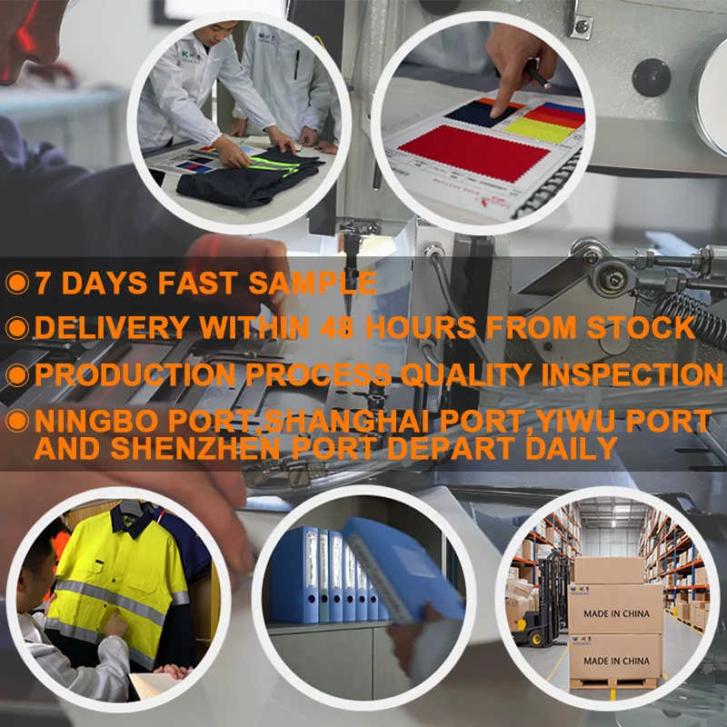 Wholesale Hi Vis Industrial Reflective Safety Working Uniform Clothes Workwear Jacket with Pants for Men