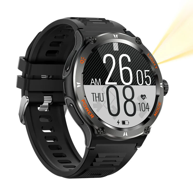 KT76 Da Fit Sport Smart Watch for Men 2024 High Quality 1.53\" HD Music Control Blood Pressure Heart Monitor Silicone Magnetic