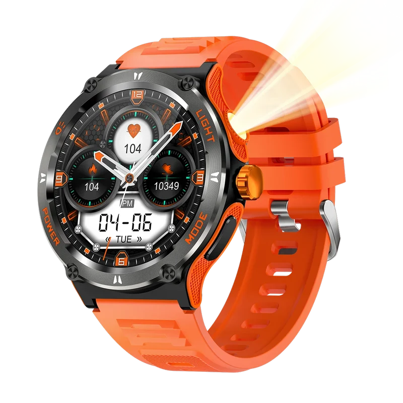 KT76 Da Fit Sport Smart Watch for Men 2024 High Quality 1.53\" HD Music Control Blood Pressure Heart Monitor Silicone Magnetic