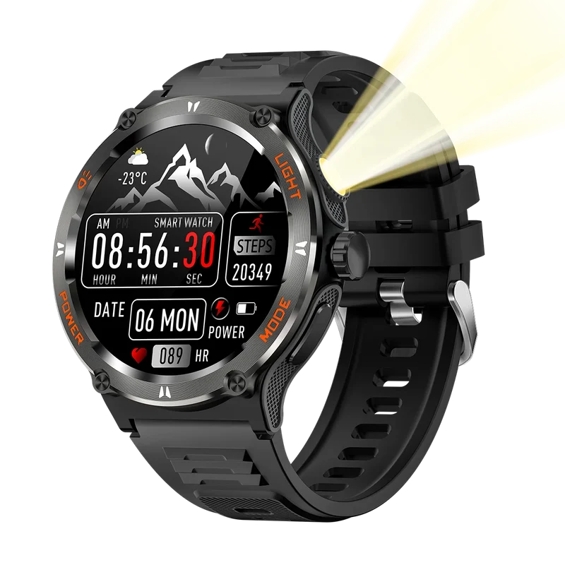 KT76 Da Fit Sport Smart Watch for Men 2024 High Quality 1.53\" HD Music Control Blood Pressure Heart Monitor Silicone Magnetic