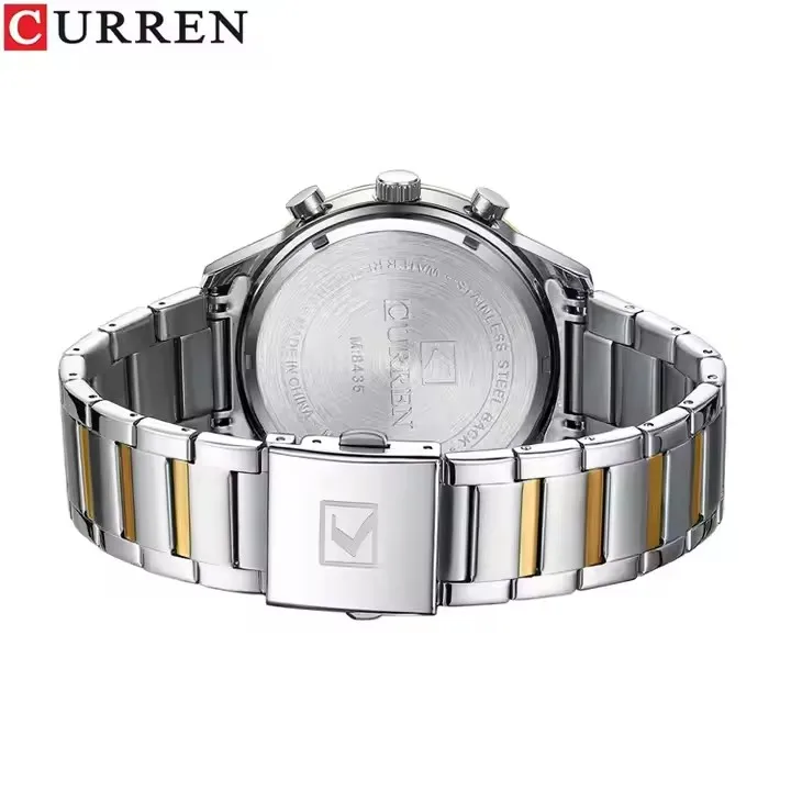 CURREN 8435 Classic Hot Sell Chronograph Quartz Watch Men Reloj Fashion Casual Business Sports Watches Male Wrist Watch for Mens