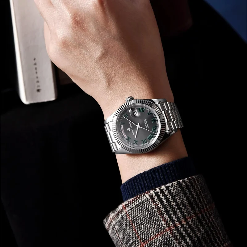 PAGANI DESIGN Luxury NH36 Retro Watches 10Bar Waterproof 1783 Double Calendar 40MM Men Mechanical Watches Relogio Masculino