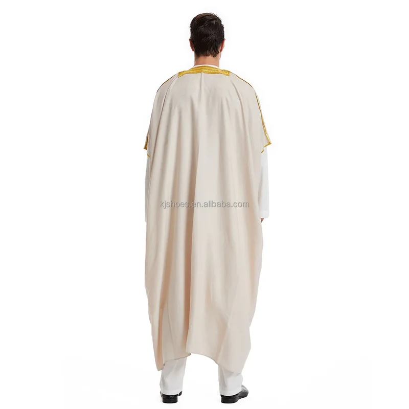 2027 NEW KJ Wholesale Fast Shipping Saudi Arabic Bisht for Men Breathable XXL Jubbah for Muslim Men Bisht Dress ODM for Winter