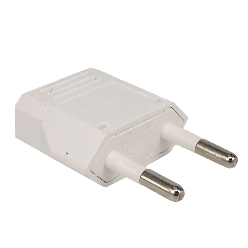 4.8mm US To EU Adapter Travel Converter Adapter American us to eu Plug Euro Plug electrical Adapter AC Electrical Socket Outlet