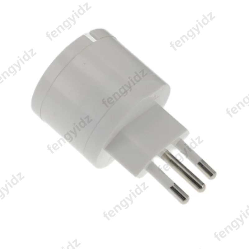 3PCS 1500W Europe Germany to Italy Travel Adapter 10A 250V Power Plug Converter for Italy Syria Uruguay Chile Electrical Socket