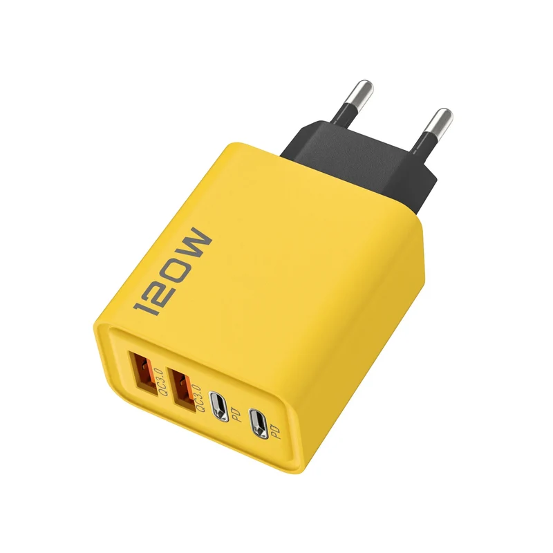 High Speed Charger 120W 4 Ports USB C Desktop Charger Fast PD Charging Station Universal Power Adapter For iPhone Samsung Tablet